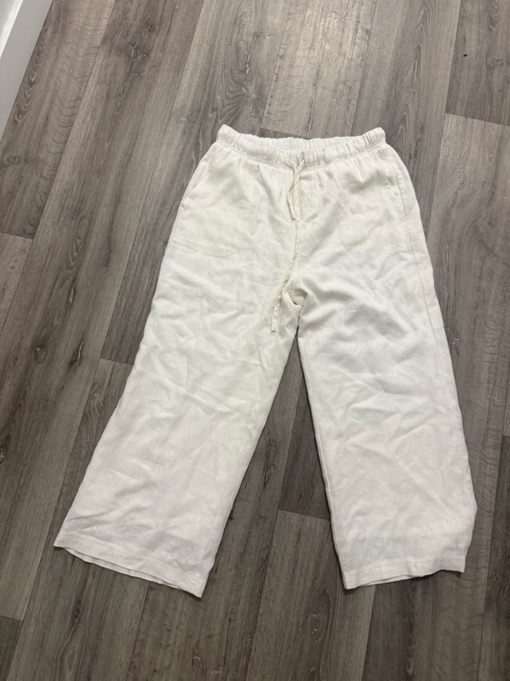 Thread & Supply white double lined linen pants! NWOT